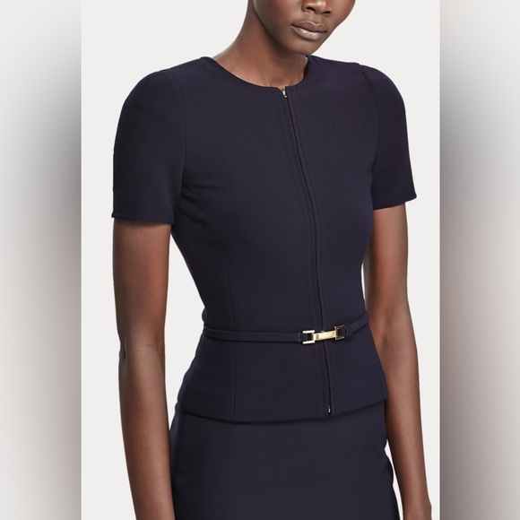 Ralph Lauren Purple Label Navy top 6 - Picture 3 of 9